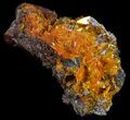 Bright Orange Wulfenite Cluster - Rowley Mine, AZ #34891-1